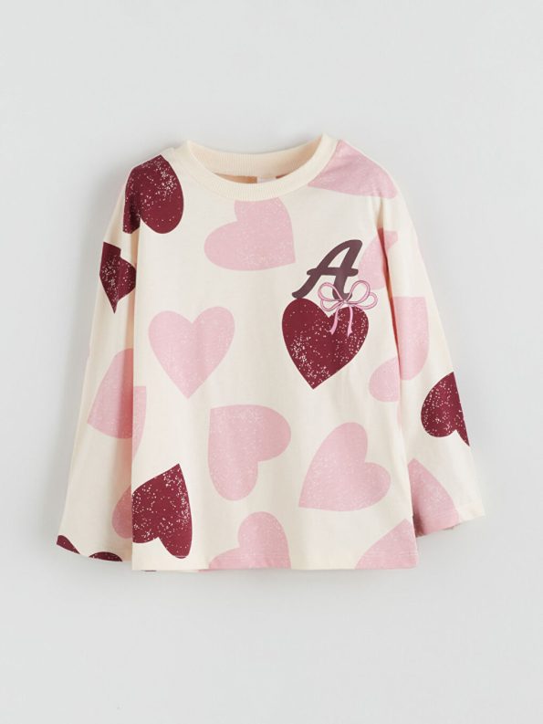 Baby Collar Girls' Sweatshirt