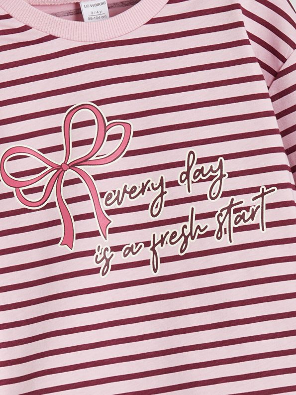 Girls' Basic Crew Neck T-Shirt
