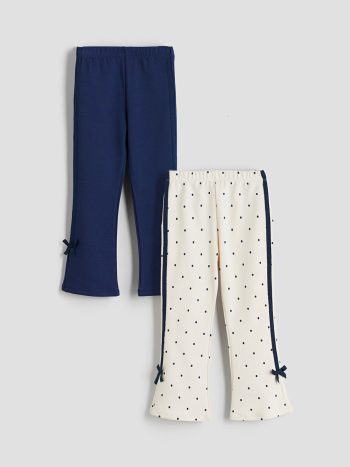 Ruffled Detail Girls' Thick Sweatshirt Set