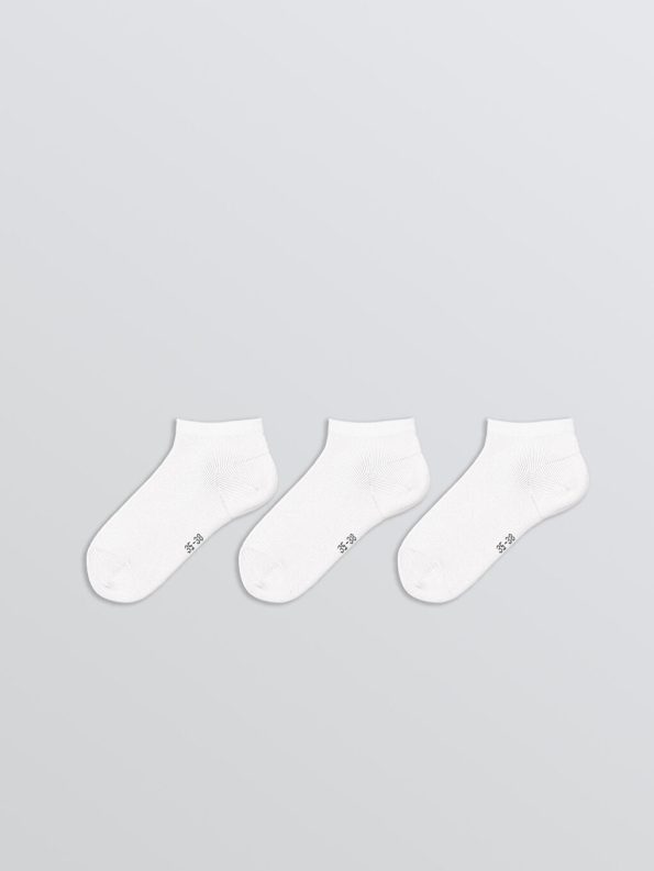 Basic Boys' Ankle Socks - Set of 3