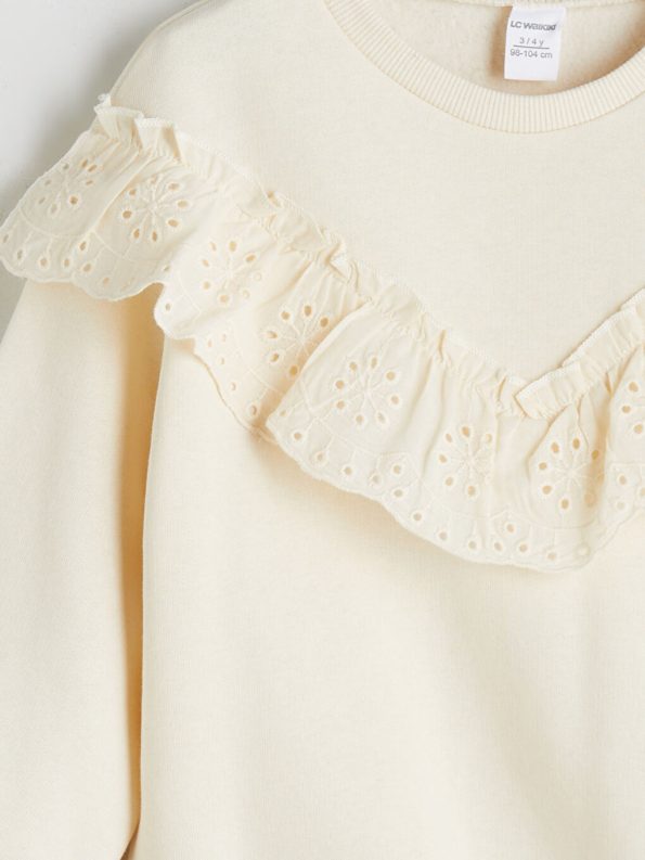 Thick Crew Neck Sweatshirt for Baby Girls