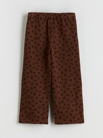 Girls' Floral Wideleg Pants