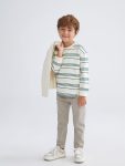Mickey Mouse Printed Boys' Denim Jacket with Fur Collar