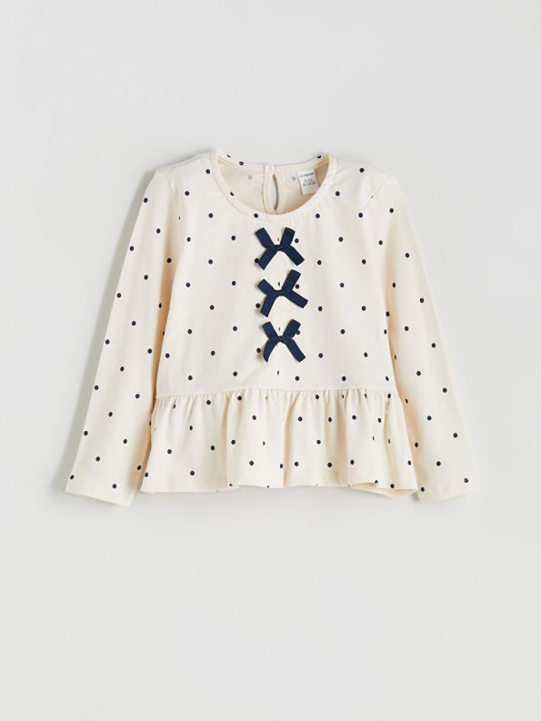 Printed Crew Neck T-Shirt for Girls