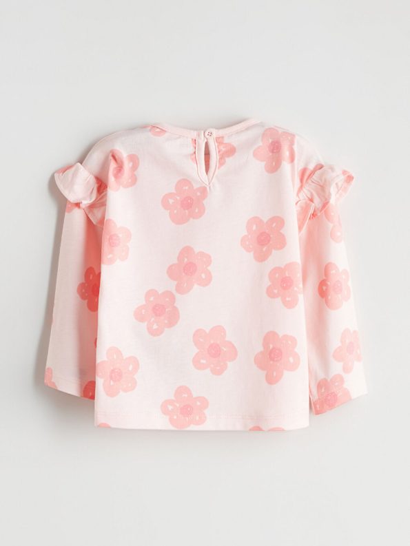 Baby Collar Girl's Sweatshirt and Leggings Set