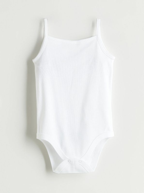 Organic Cotton Baby Girl Snap Bodysuit Set