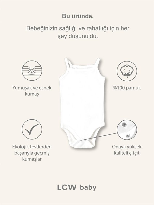Organic Cotton Baby Girl Snap Bodysuit Set