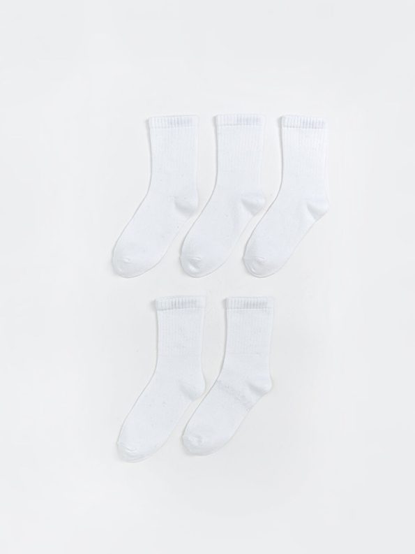 Patterned Knee-High Socks for Girls - Set of 2