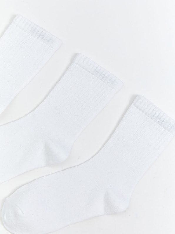 Patterned Knee-High Socks for Girls - Set of 2