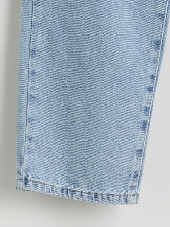 Belted Loose Fit Boys' Jean Pants
