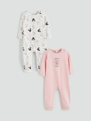 Floral Peter Pan Collar Baby Girl Romper