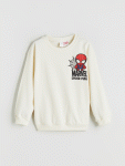 Boys' Printed Crew Neck Sweatshirt