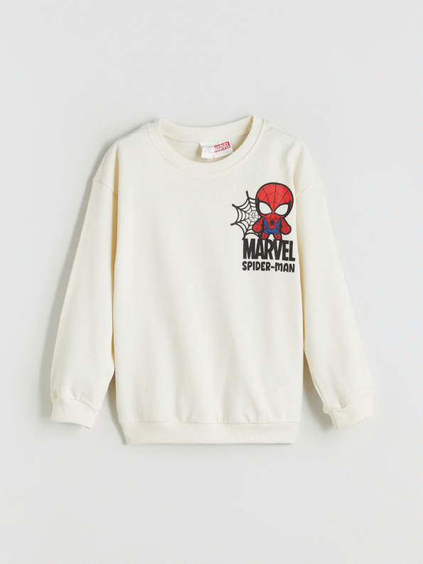 Boys' Printed Crew Neck Sweatshirt
