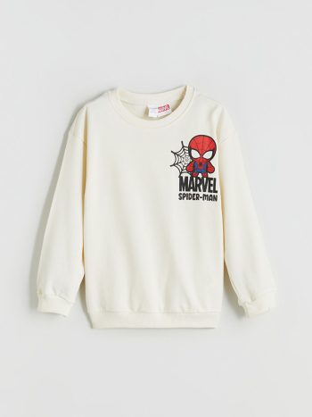 Boys' Printed Crew Neck Sweatshirt