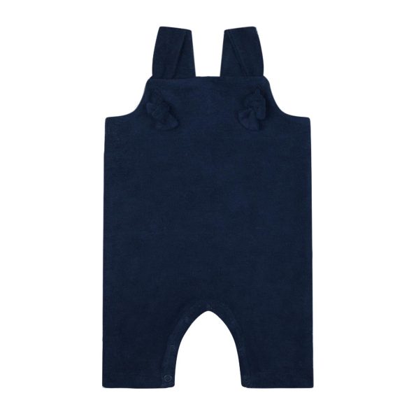 Navy Blue Towel Dungarees