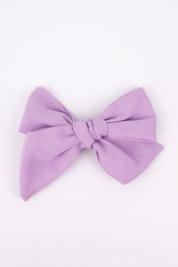 Lilac Bow Hair Clip for Girls