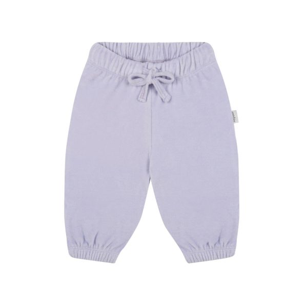 Lilac Velvet Sweatpants