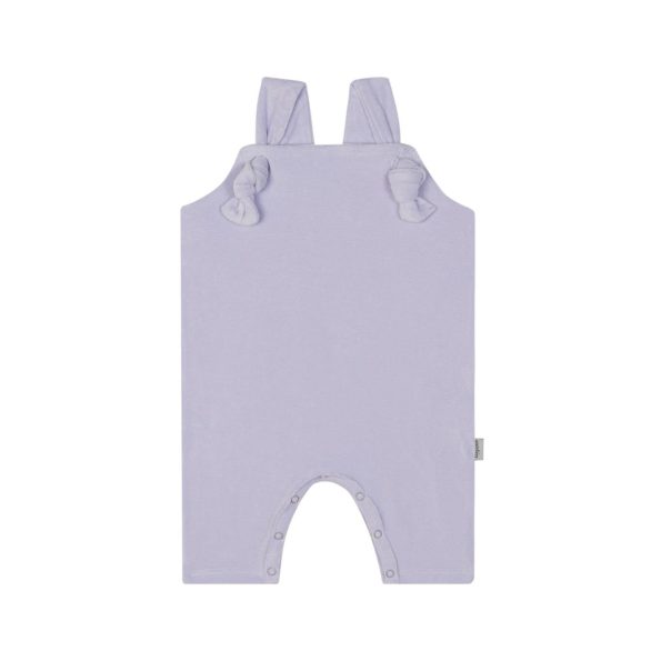 Lilac Velvet Overalls