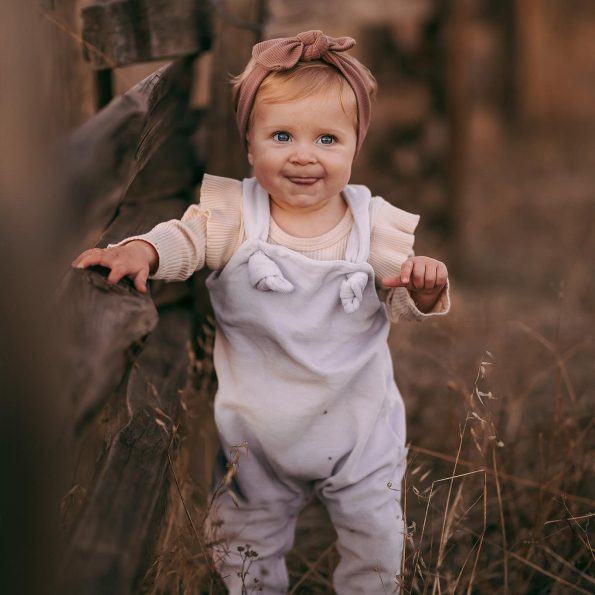 Lilac Velvet Overalls
