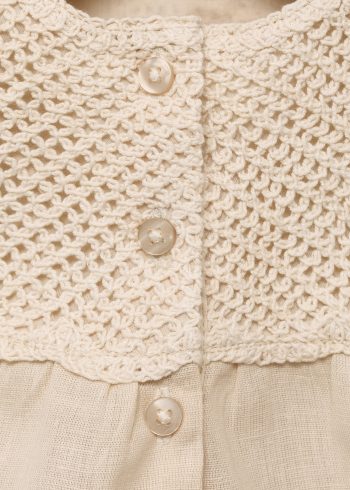 Linen Dress and Shorts Set