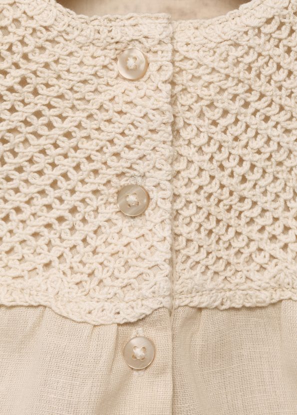 Linen Dress and Shorts Set