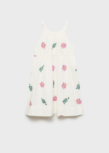 Flower Embroidered Dress