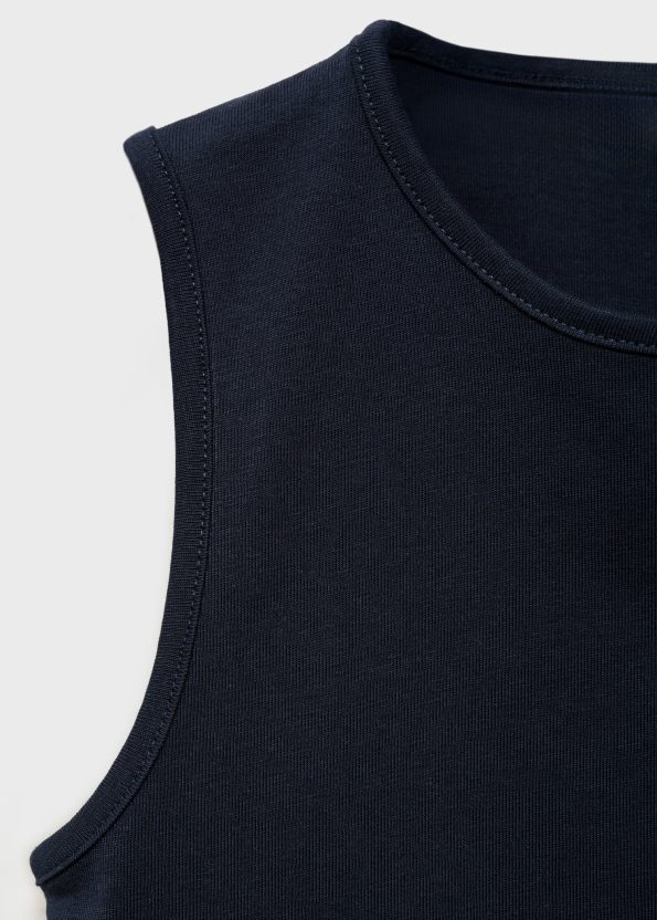 Cut-Out Back Short T-Shirt
