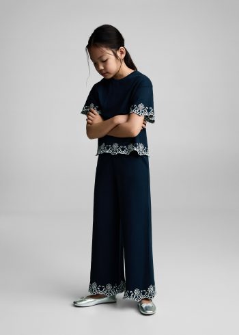 Embroidered Detail T-Shirt