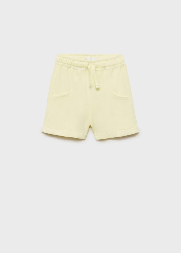 Elastic Waist Cotton Shorts