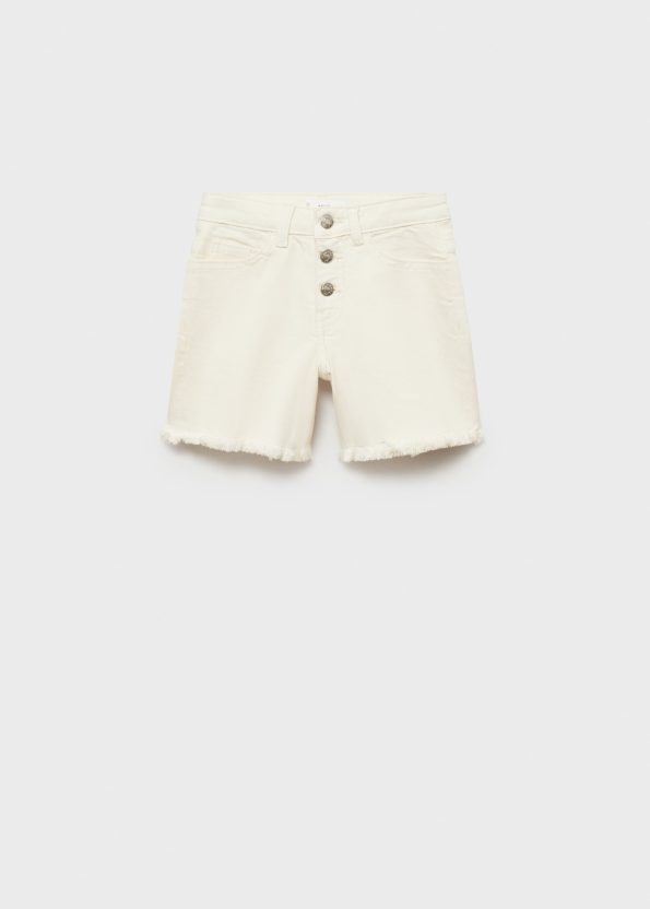 Seamless Cuff Denim Shorts