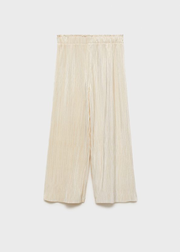 Pleated Straight Pants