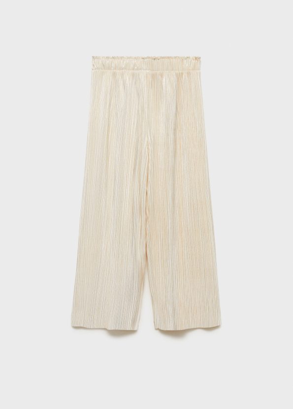 Pleated Straight Pants