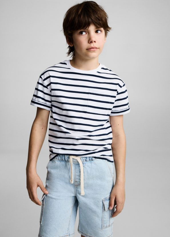 Cotton Striped T-Shirt