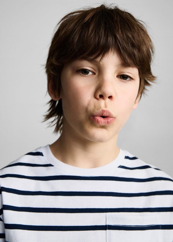 Cotton Striped T-Shirt