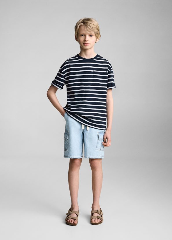 Cotton Striped T-Shirt