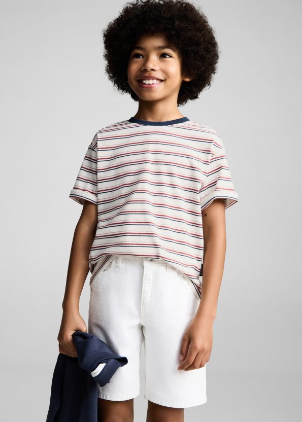 Cotton Striped T-Shirt
