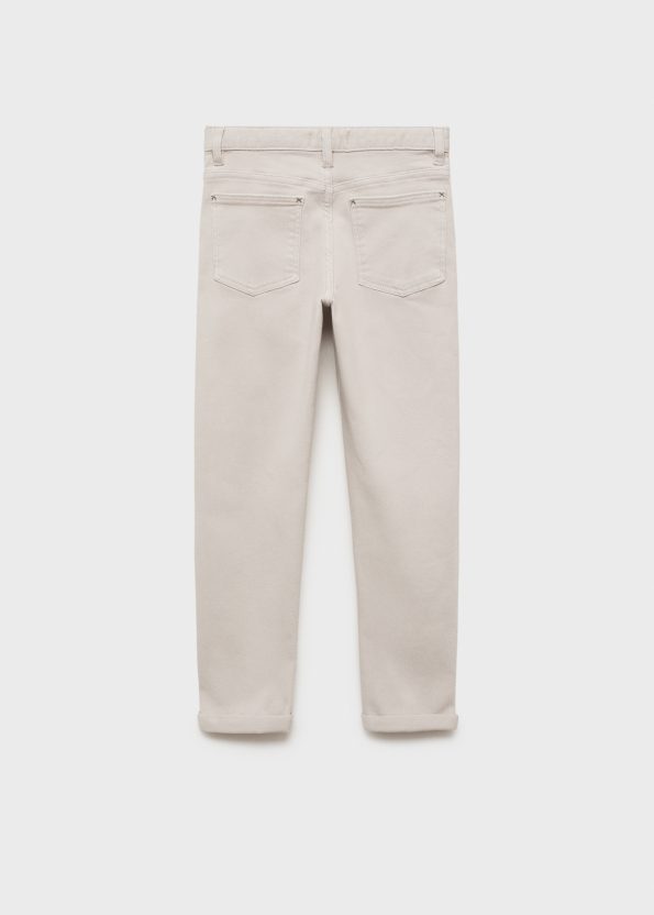 Classic Cotton Denim Pants