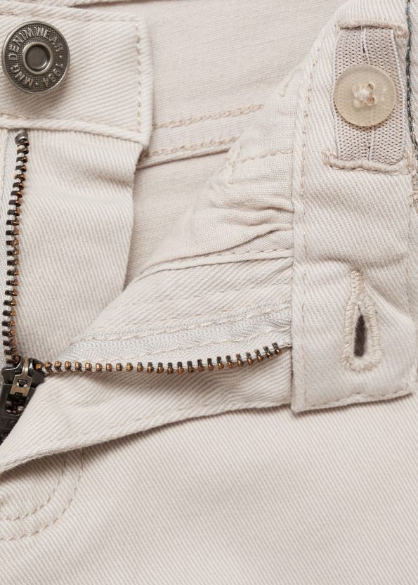 Classic Cotton Denim Pants