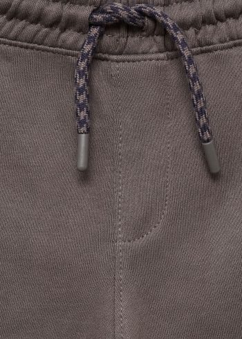 Cotton Shorts with Tie Detail