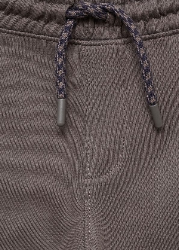Cotton Shorts with Tie Detail