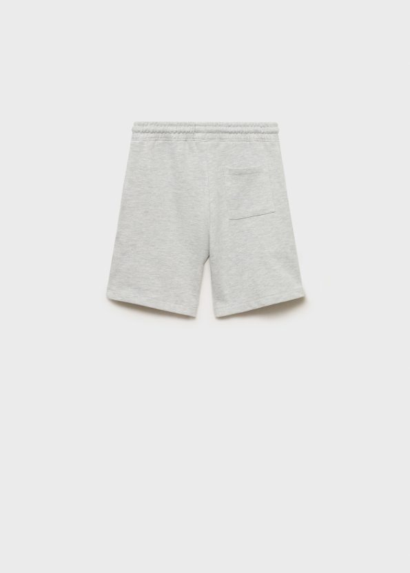 Cotton Shorts with Tie Detail