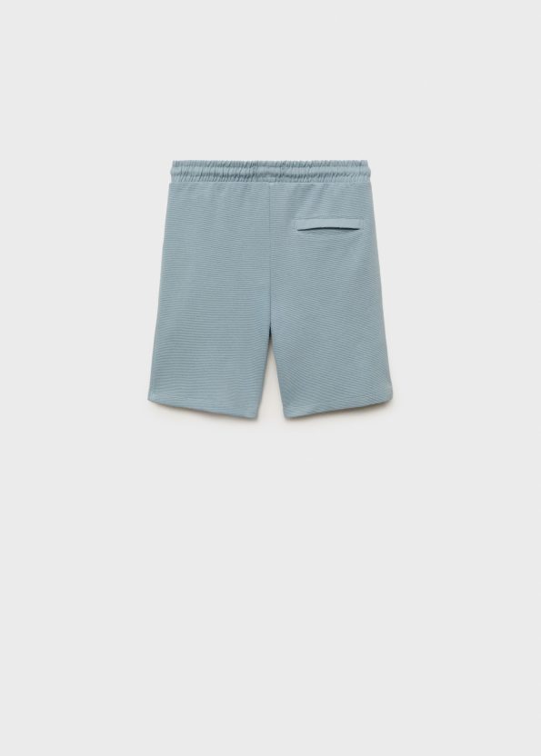 Elastic Waist Bermuda Shorts