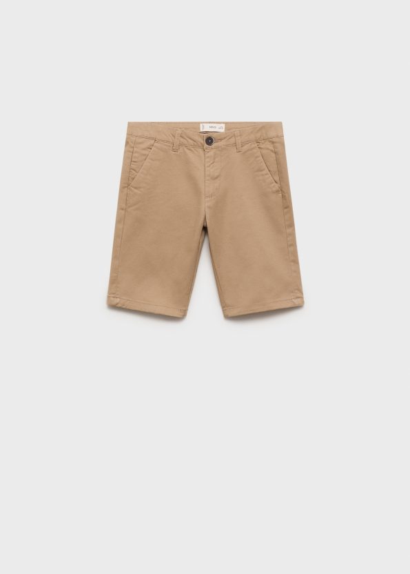 Cotton Chino Style Bermuda Shorts