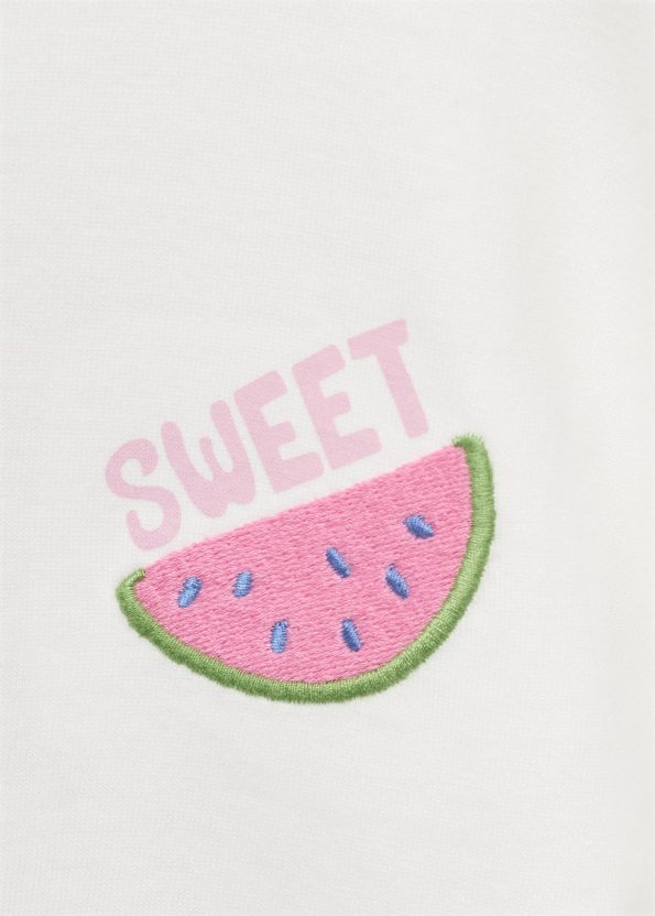 Embroidered Pattern T-Shirt