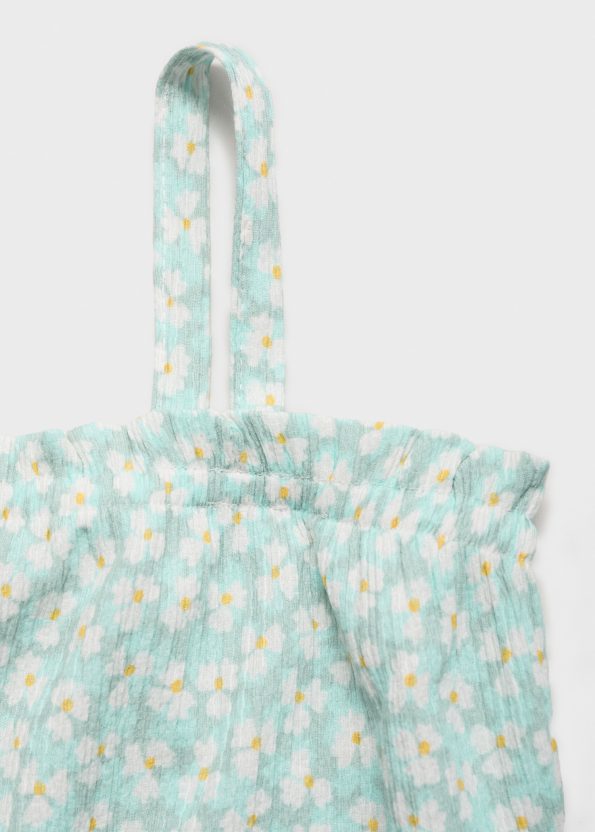 Patterned Strap Top