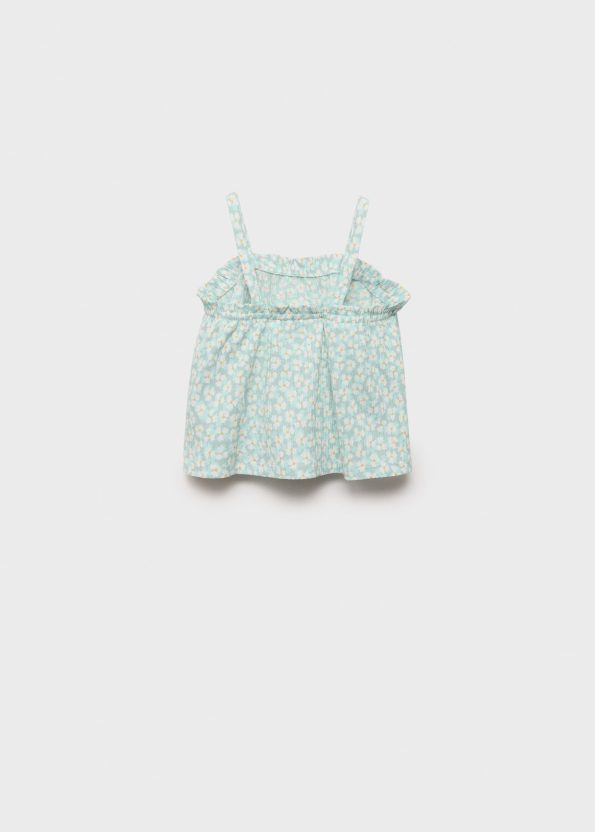 Patterned Strap Top