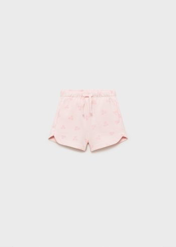 Patterned Cotton Shorts