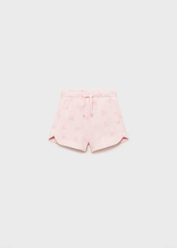 Patterned Cotton Shorts