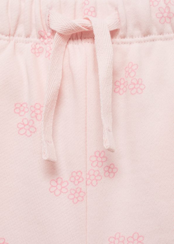 Patterned Cotton Shorts