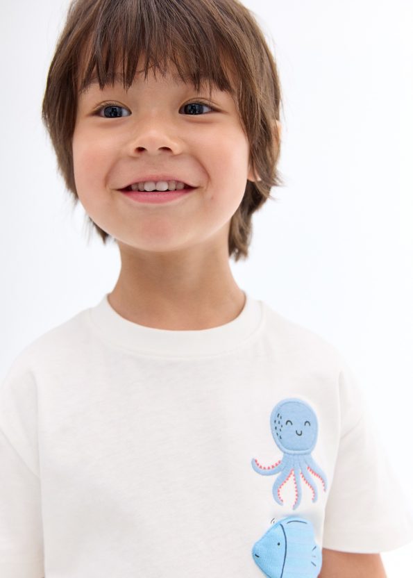 Embroidered Design T-Shirt